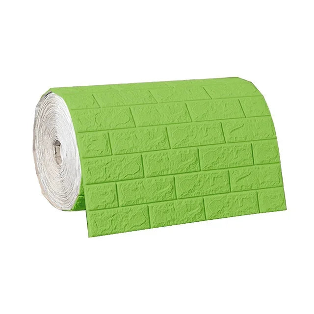 Waterproof 3D Foam Brick Wall Sticker for Home