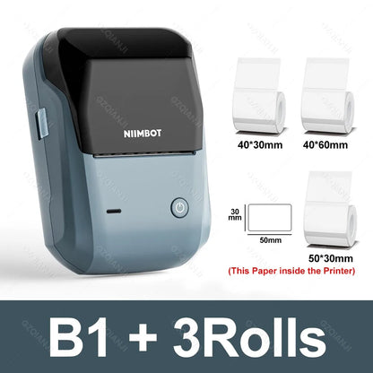 Portable Thermal Label Printer 2-Inch Bluetooth