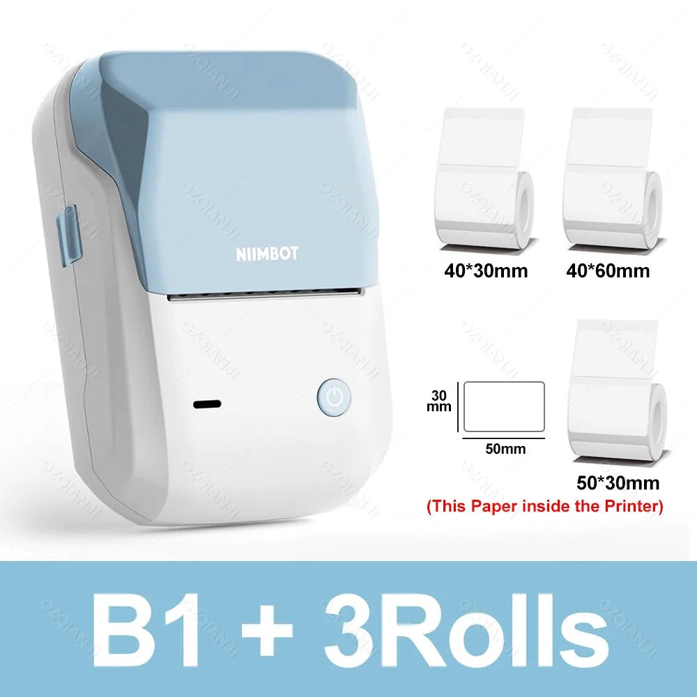 Portable Thermal Label Printer 2-Inch Bluetooth